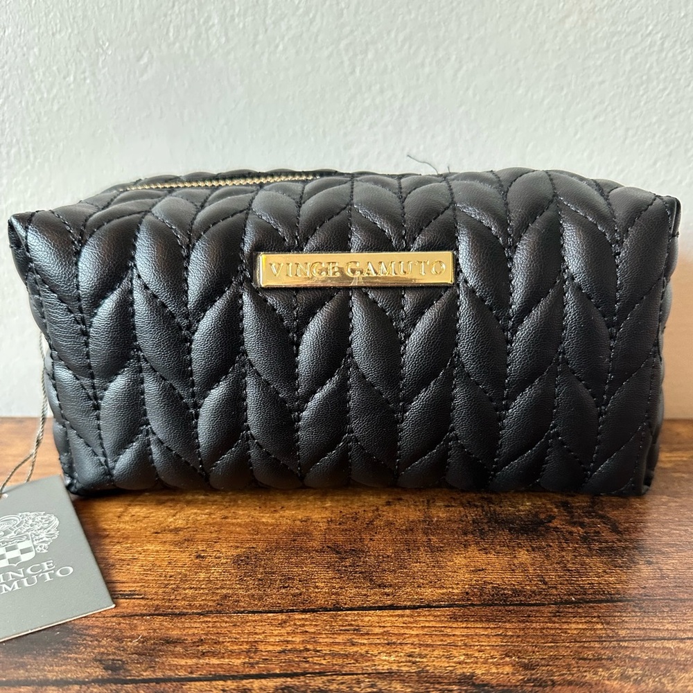 Vince Camuto Black Quilted Women's Bag